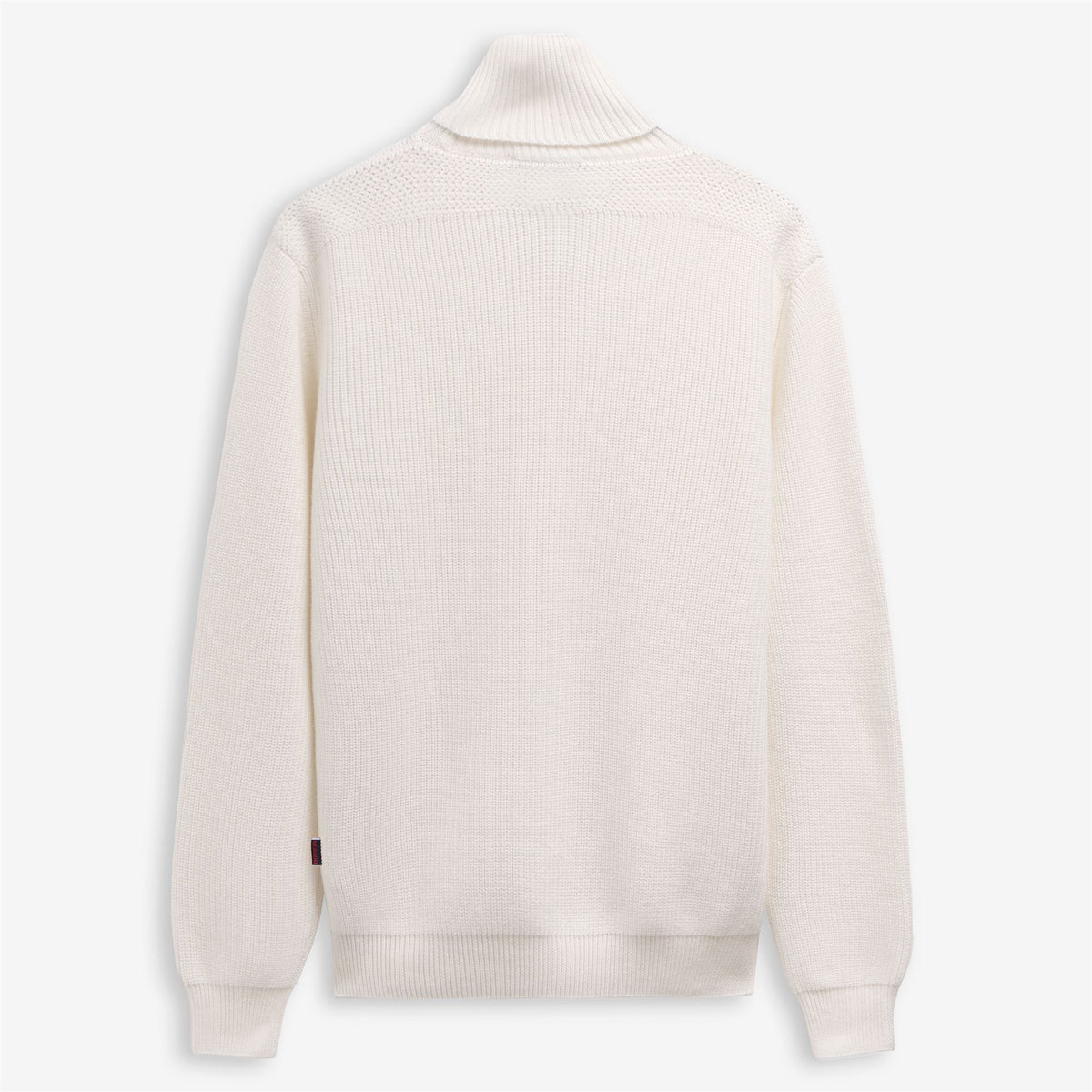 Prenda de punto de lana merino blanco unisex