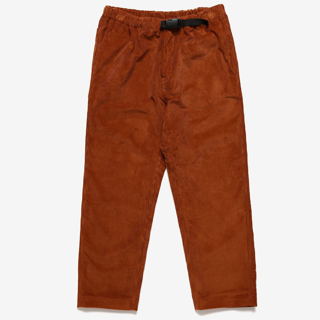 Pantaloni da Esterno Uomo Marrone Arancione per Autunno e Inverno 01