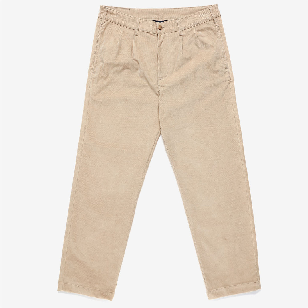 Beige Yellow Men's Chino Pants for Yachting and Outdoor Activities 01