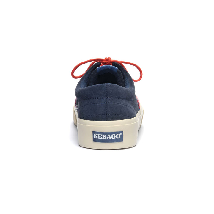 Navy Blue Men's Nautical Low Cut Sneakers for Yachting 5