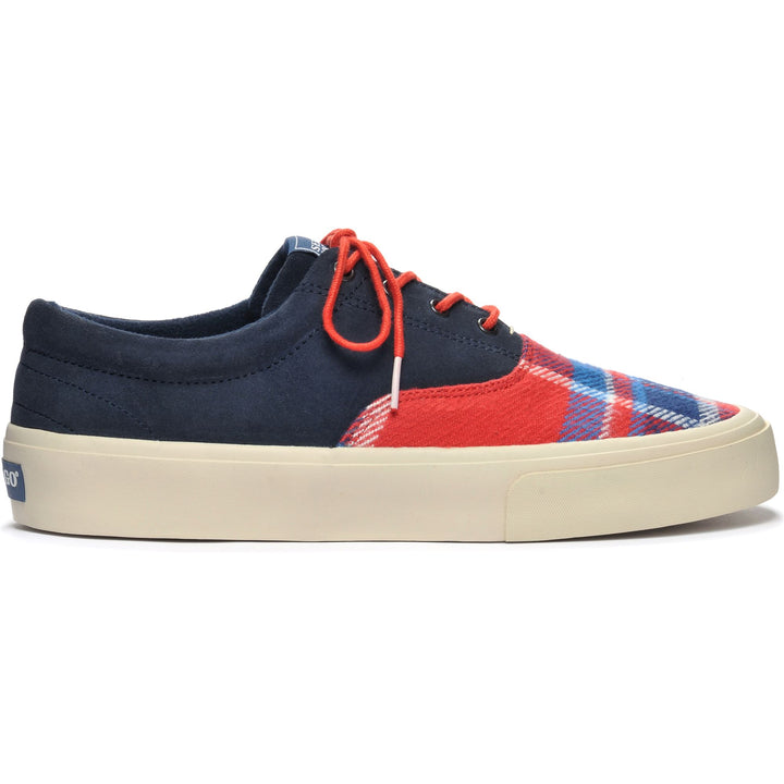 Navy Blue Men's Nautical Low Cut Sneakers for Yachting 1