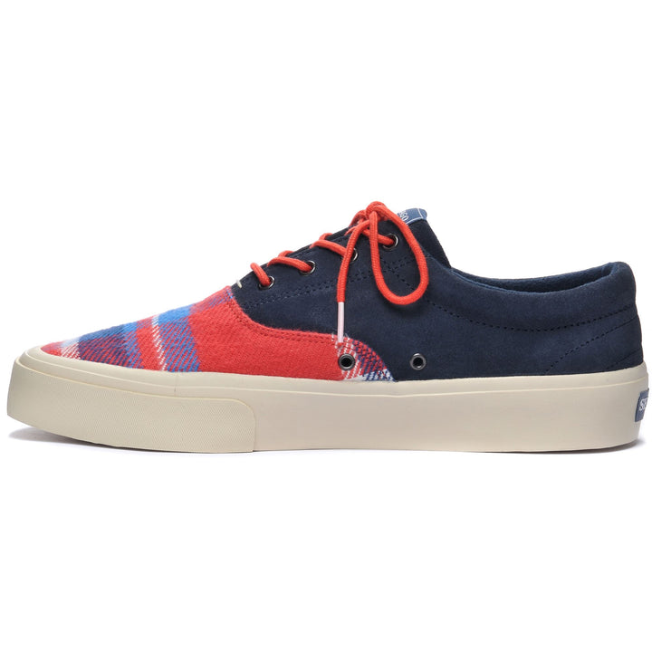 Navy Blue Men's Nautical Low Cut Sneakers for Yachting 3