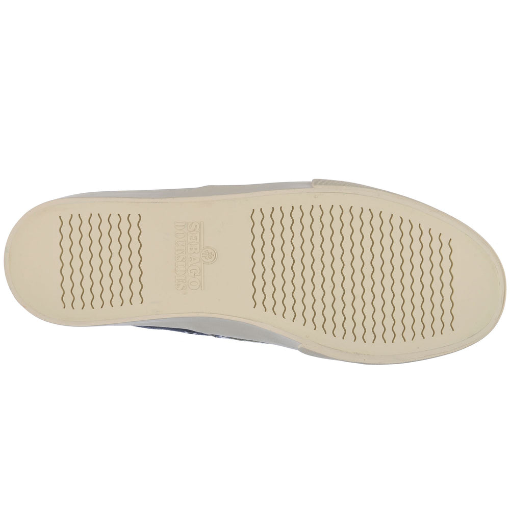 Navy Blue Men's Low Cut Yachting Sneakers with Rubber Outsole 02