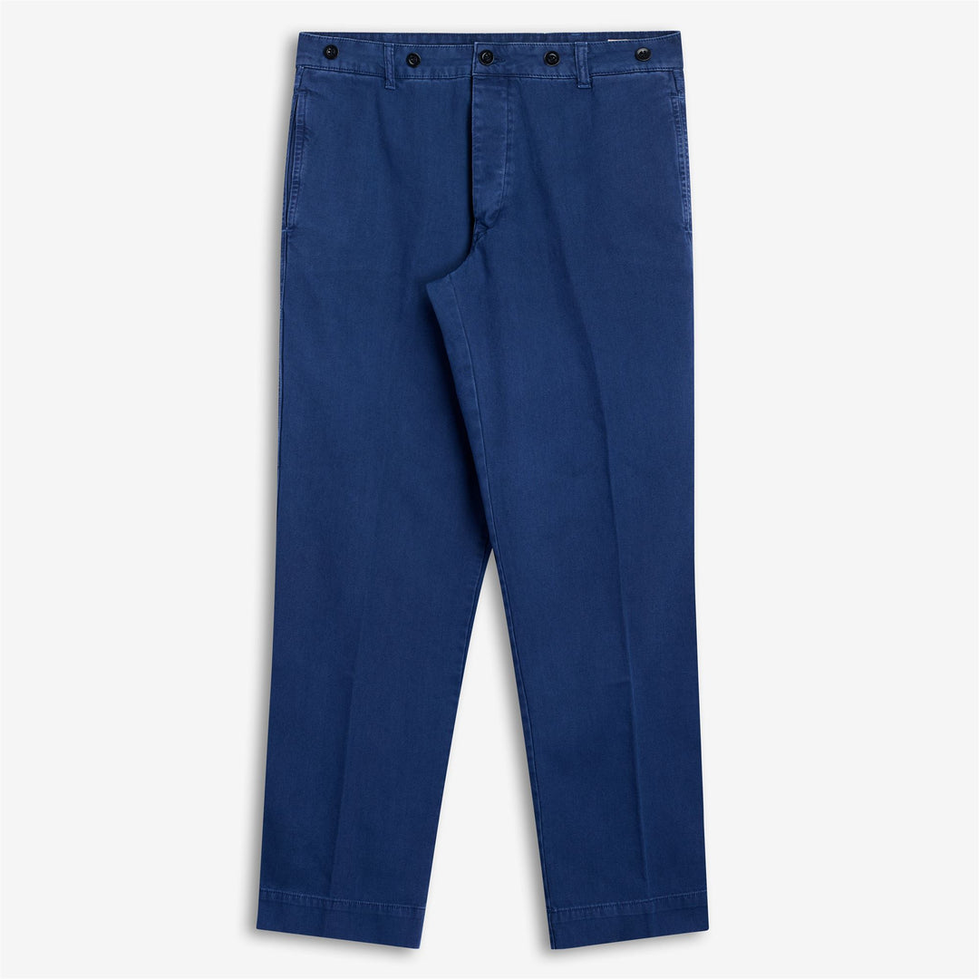 Marine Blue Men's Yachting Fatigue Pants in 100% Cotton 01