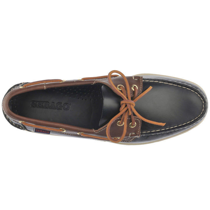 Mocassins nautiques en cuir ciré marron pour homme, idéaux pour la voile. 4