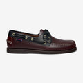 Docksides_Man_PORTLAND LEA WAX LEA_Mocassin_Black-Brown - Commercial 1