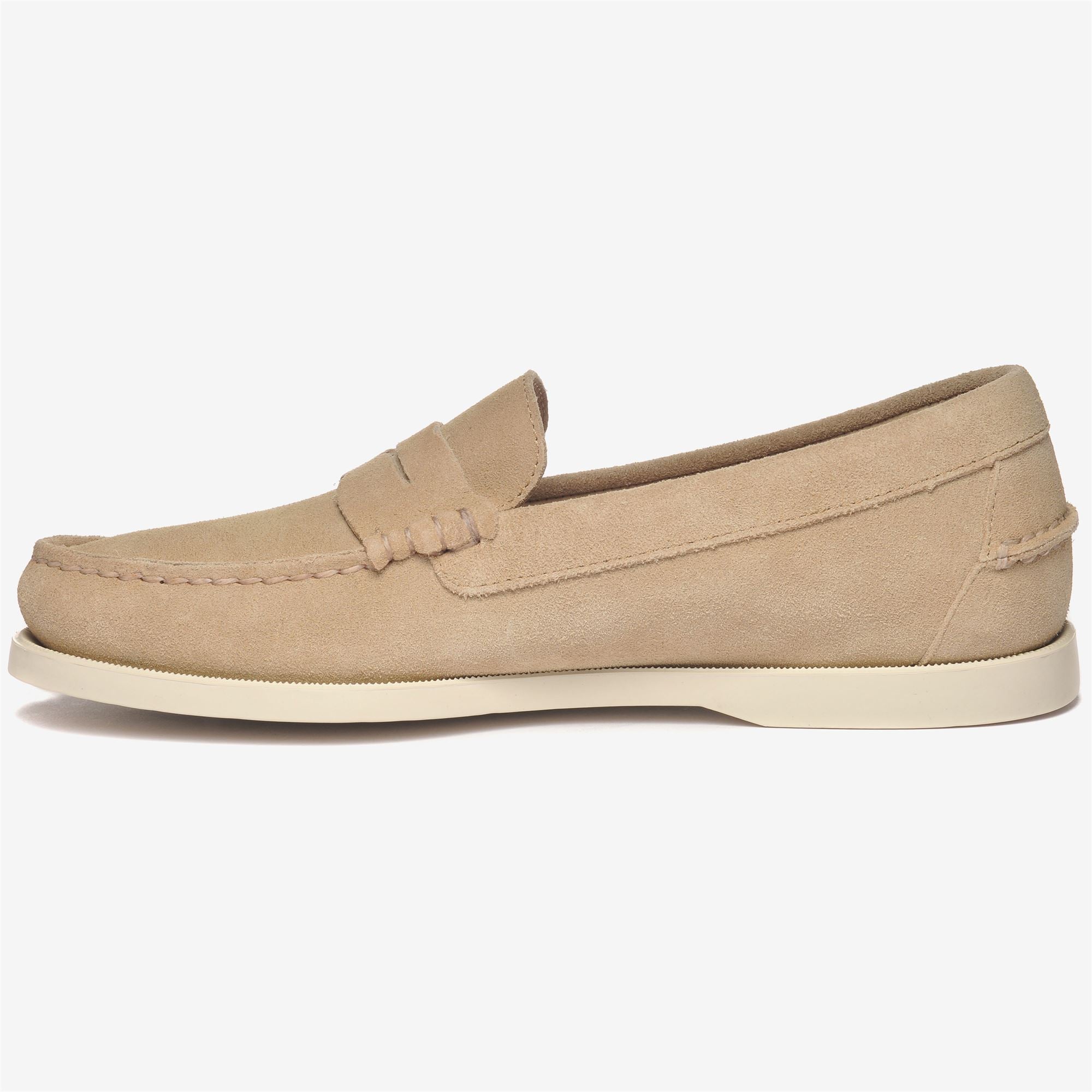 Beige Yellow Men's Yachting Moccasin Slip-On Boat Shoes | Sebago