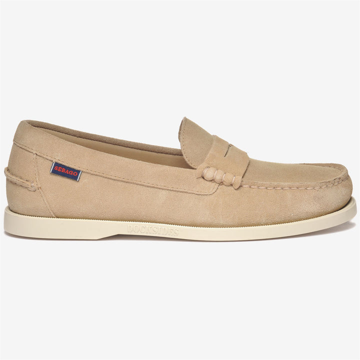 Beige Yellow Men's Yachting Moccasin Slip-On Boat Shoes 1