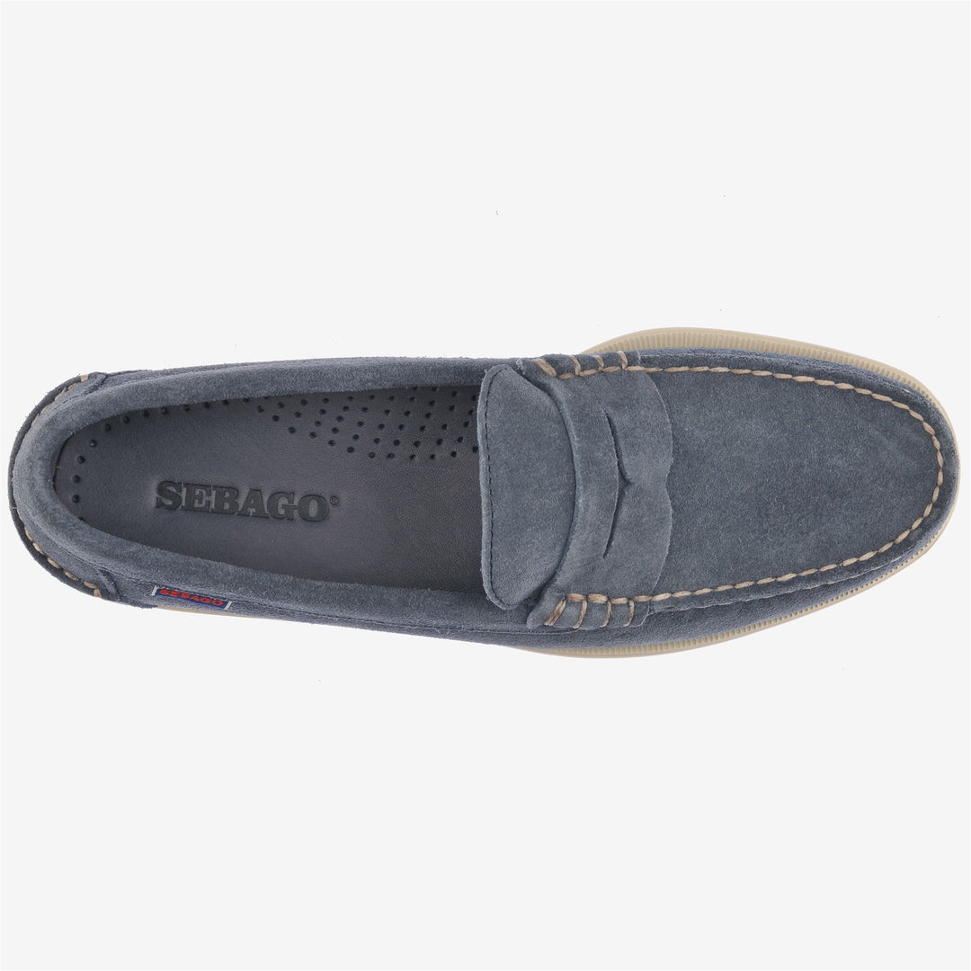Mocasín náutico azul marino para hombre, calzado sin cordones main