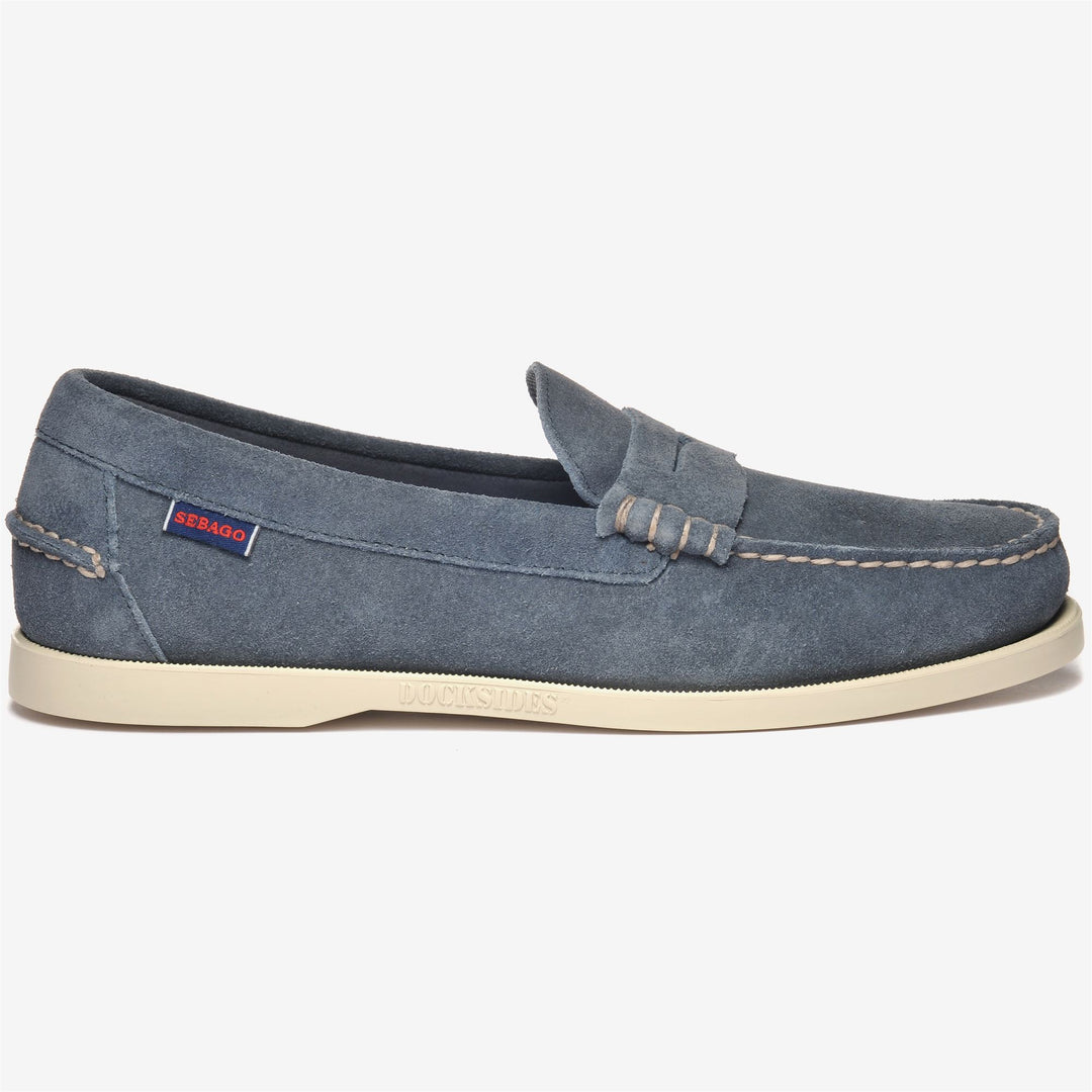 Navy Blue Men's Yachting Moccasin Slip-On Footwear 01