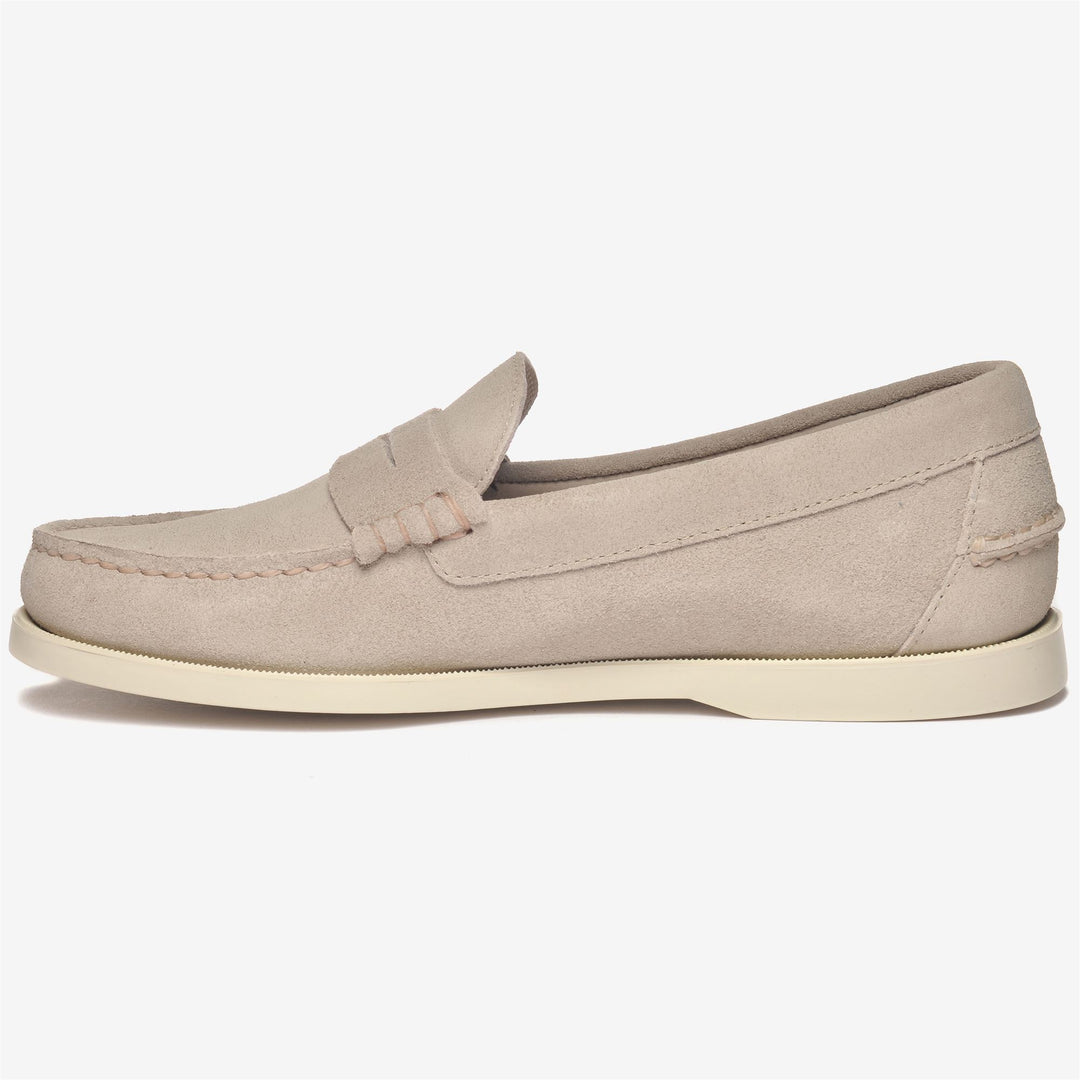 Brown Taupe Men's Yachting Moccasin Slip-On Boat Shoes main