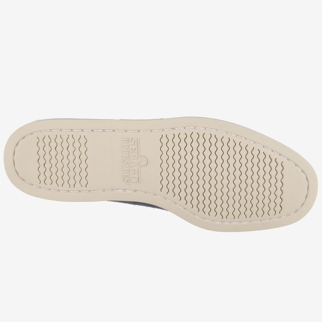 Mocassins de yachting bleu violet pour homme main