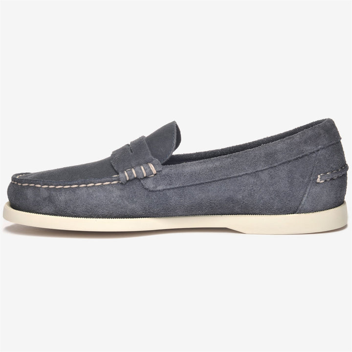 Mocassins de yachting bleu violet pour homme 3
