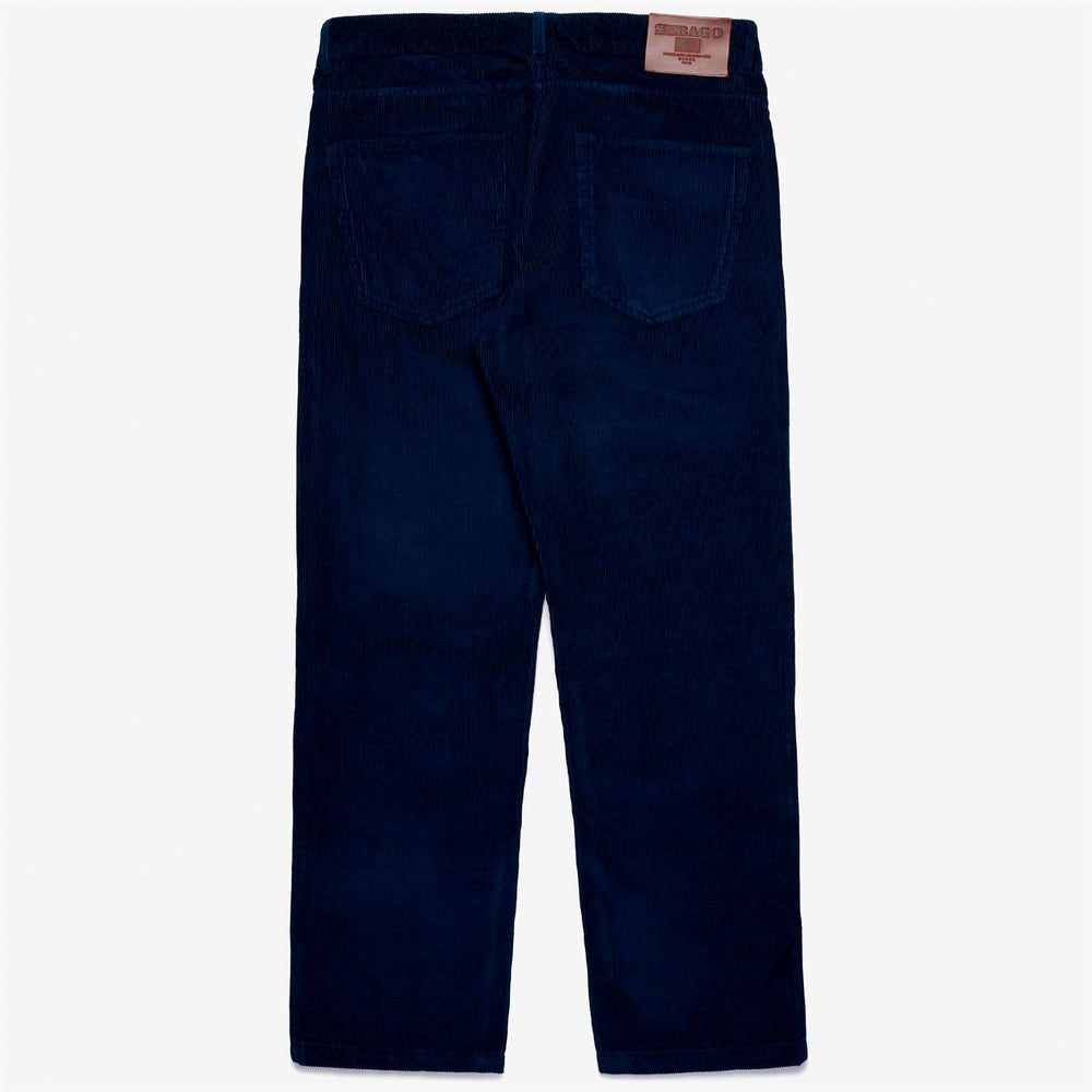 Marine Blue Men's Leisure 5-Pocket Pants in Durable Cotton 02