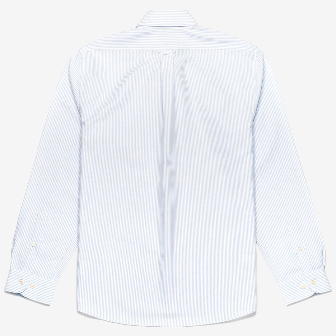 Azure Blue Men's Yachting Button-Down Cotton Shirt main