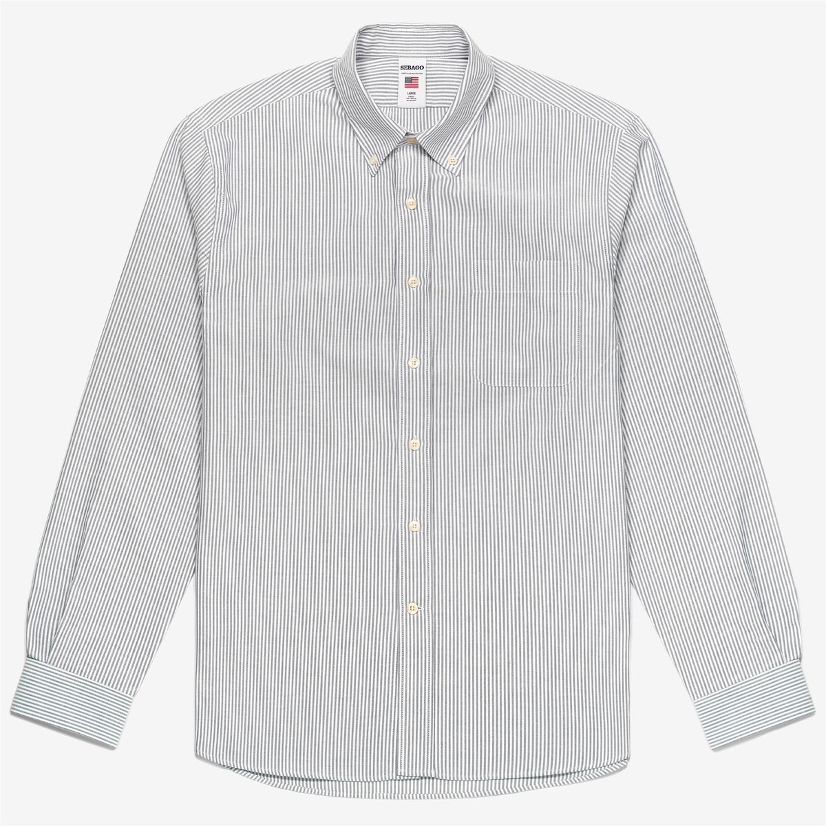 Blue Men's Cotton Oxford Shirt