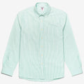 Shirts_MAN_DOUBLING_Button Down_GREEN ARCTIC-WHITE - Commercial 1