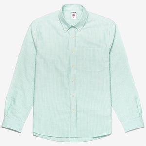 DOUBLING - Camisas - Camisa abotonada - Hombre - GREEN ARCTIC-WHITE