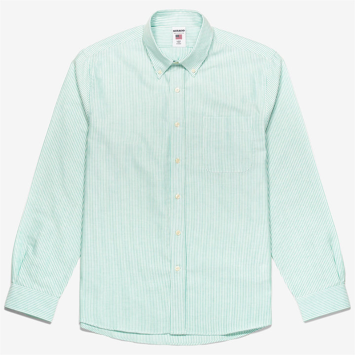 Arctic Green Men's Yachting Button-Down Shirt 1