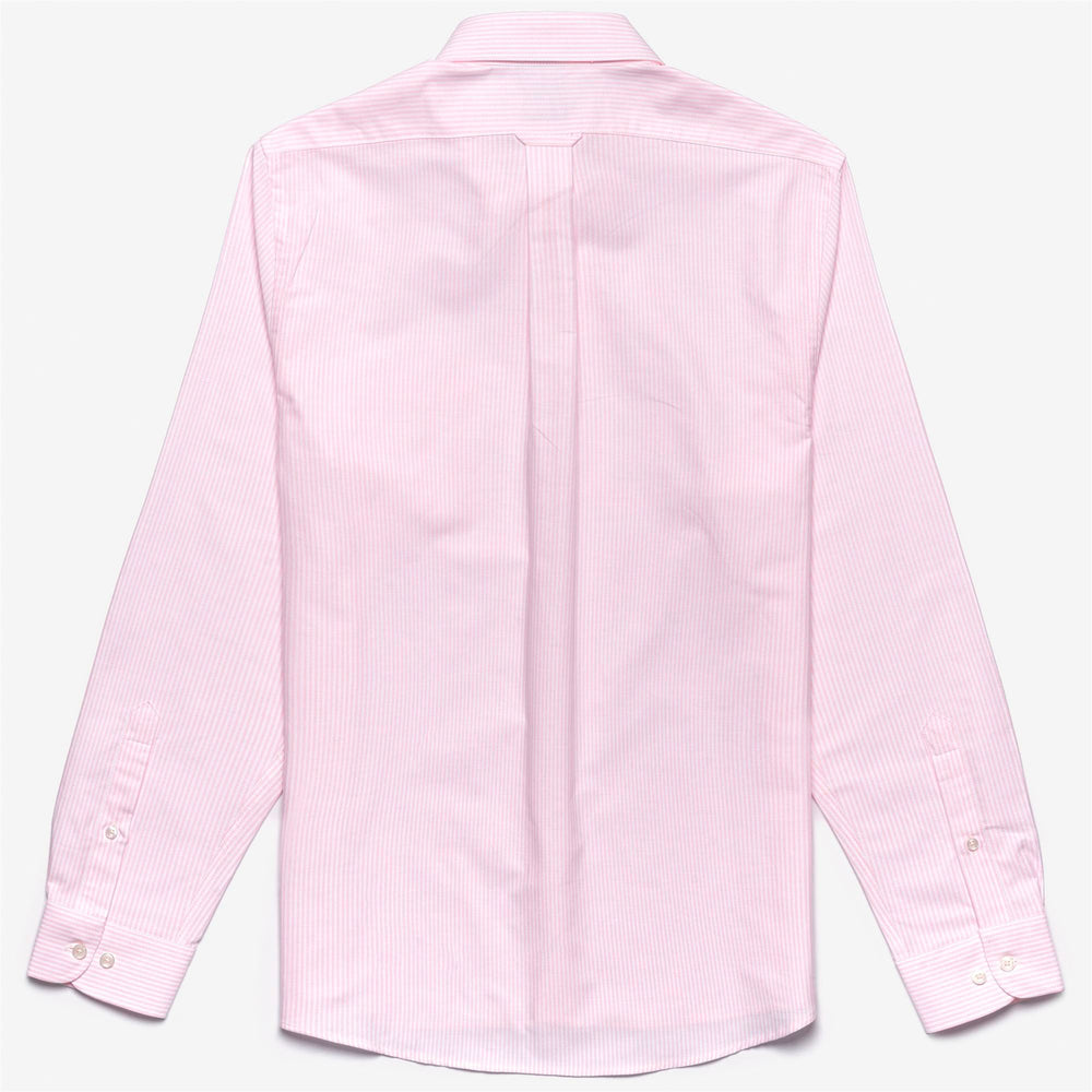 Chemise boutonnée en coton pour homme, motif yachting, rose et violet 02