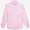 Shirts_MAN_DOUBLING_Button Down_RED FUCSIA-WHITE - Commercial 1