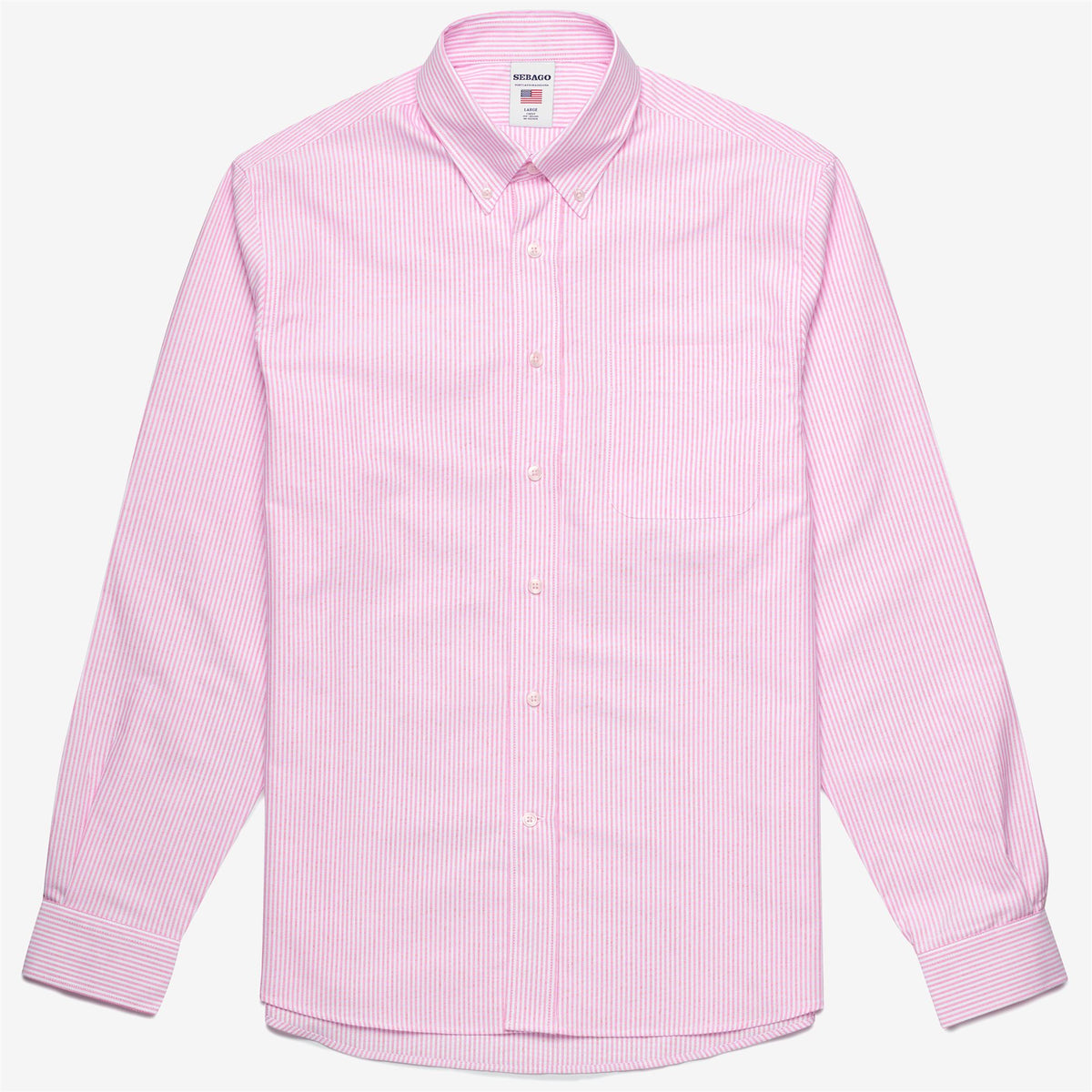 Red Men's Cotton Oxford Shirt