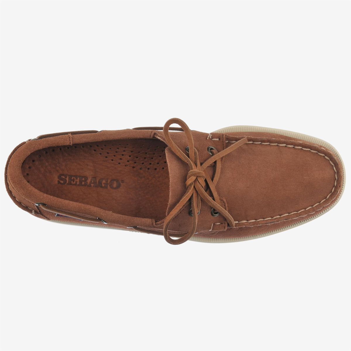 Brown Men's Suede Boat Shoe