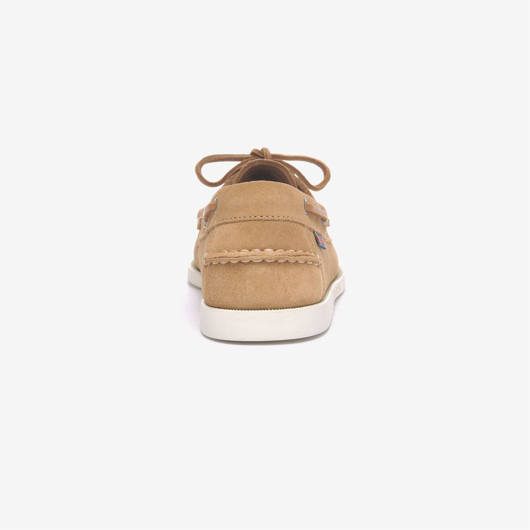 Cognac brown Men's Nautical Moccasin Boat Shoes for Yachting main