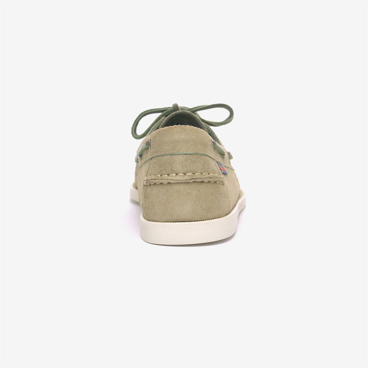Military Green Men's Nautical Moccasin Boat Shoes 5