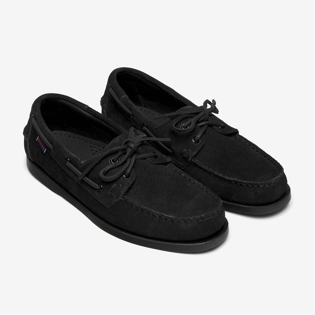 Zapatos náuticos negros tipo mocasín para hombre main