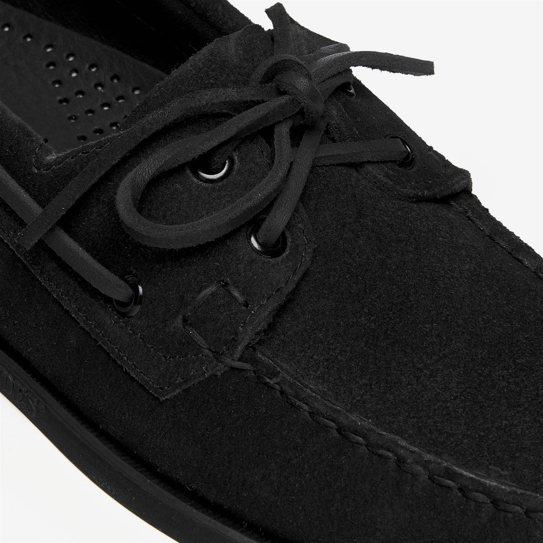 Zapatos náuticos negros tipo mocasín para hombre main