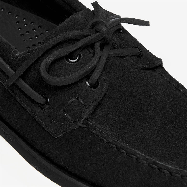 Zapatos náuticos negros tipo mocasín para hombre 6