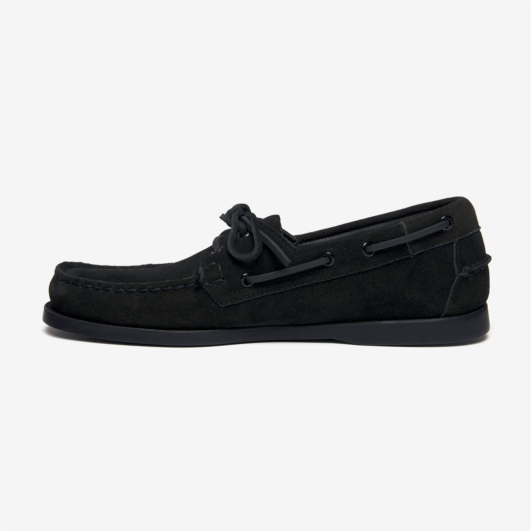 Zapatos náuticos negros tipo mocasín para hombre main