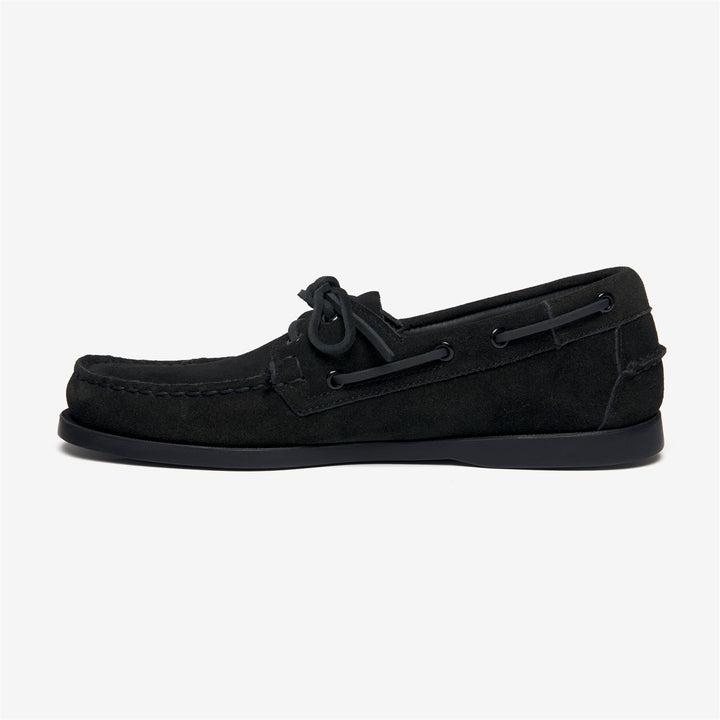 Zapatos náuticos negros tipo mocasín para hombre 3