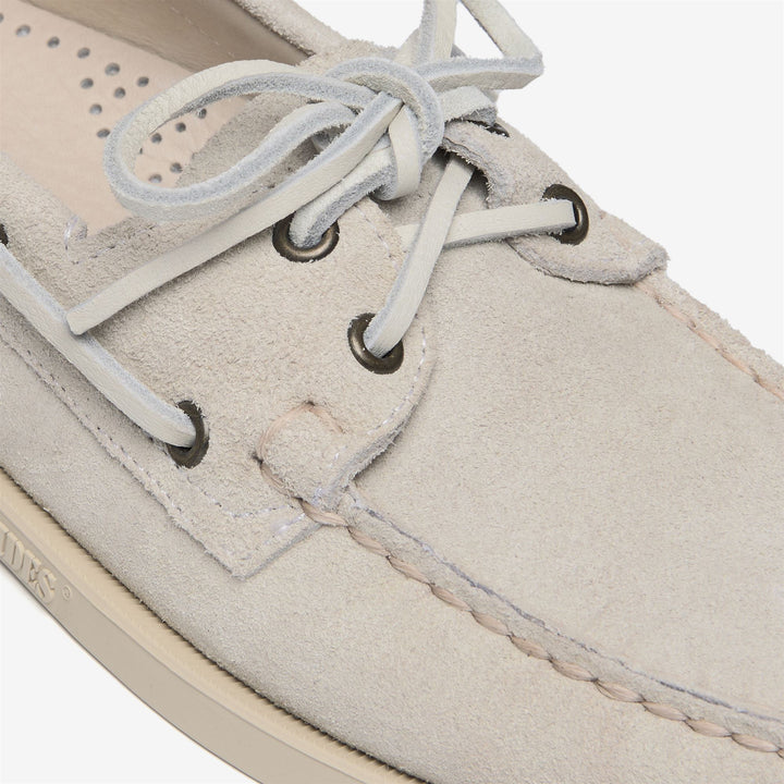 White Men's Nautical Moccasin Docksides for Yachting 6