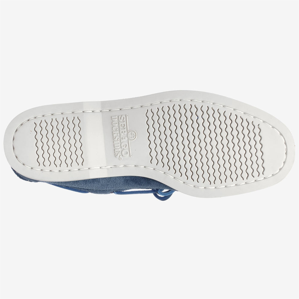 Zapatos náuticos tipo mocasín para hombre en azul índigo 02