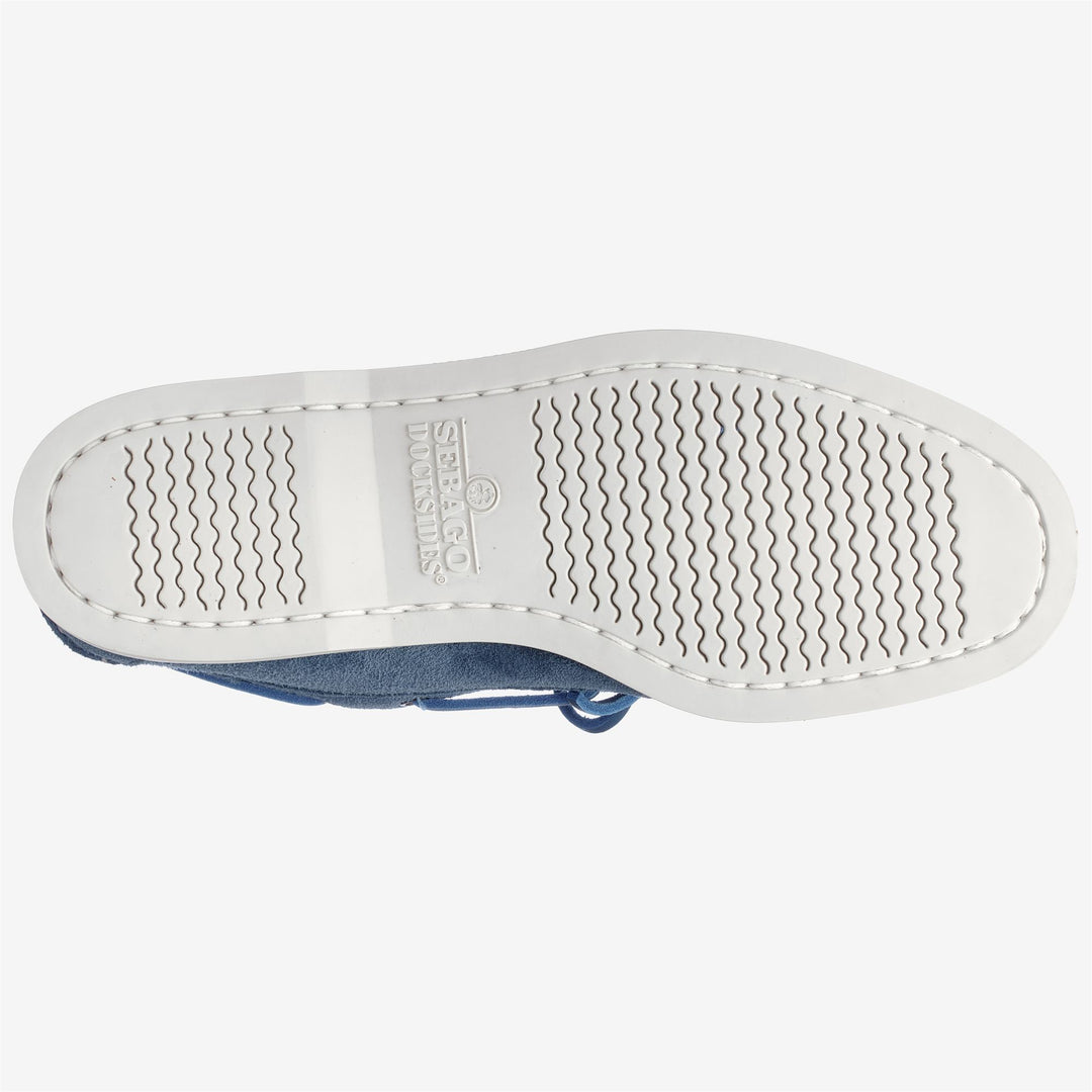 Indigo Blue Men's Nautical Moccasin Boat Shoes main