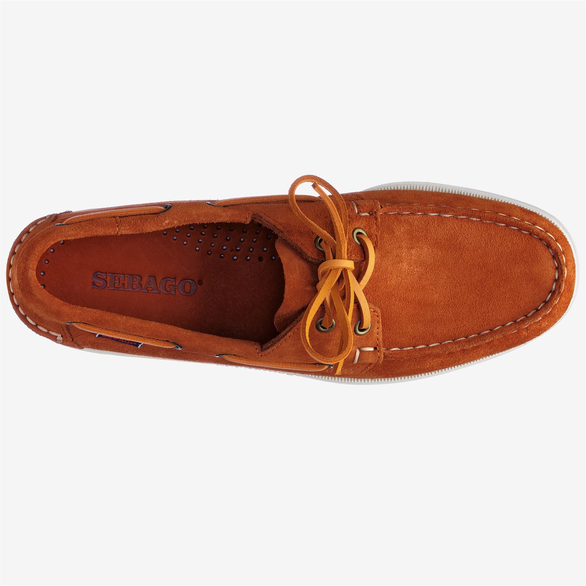 Brandy Brown Men's Nautical Moccasin Docksides for Yachting | Sebago