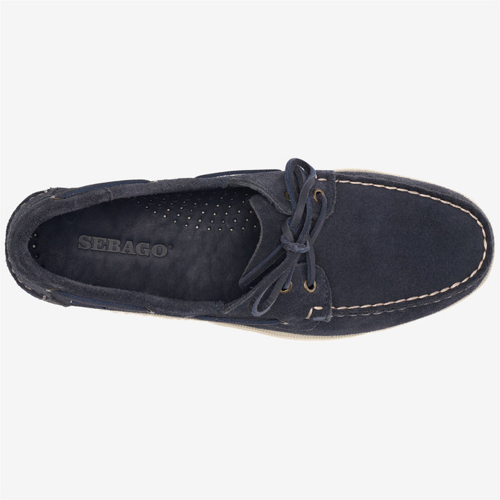 Violet Blue Men's Nautical Moccasin Boat Shoes 4