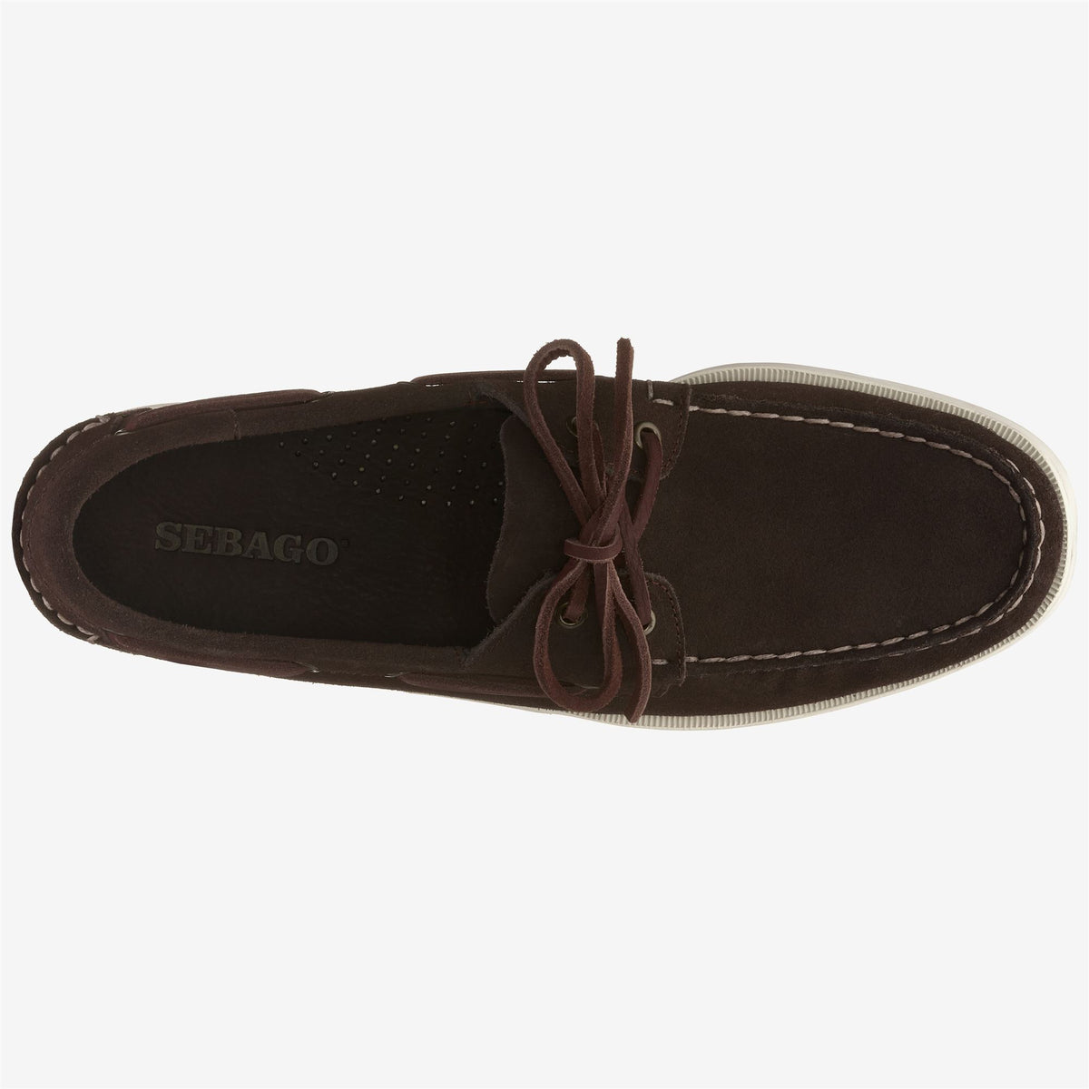 Brown Men's Suede Boat Shoe