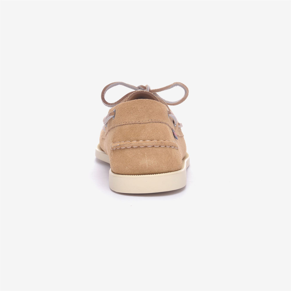 Beige Men's Suede Boat Shoe