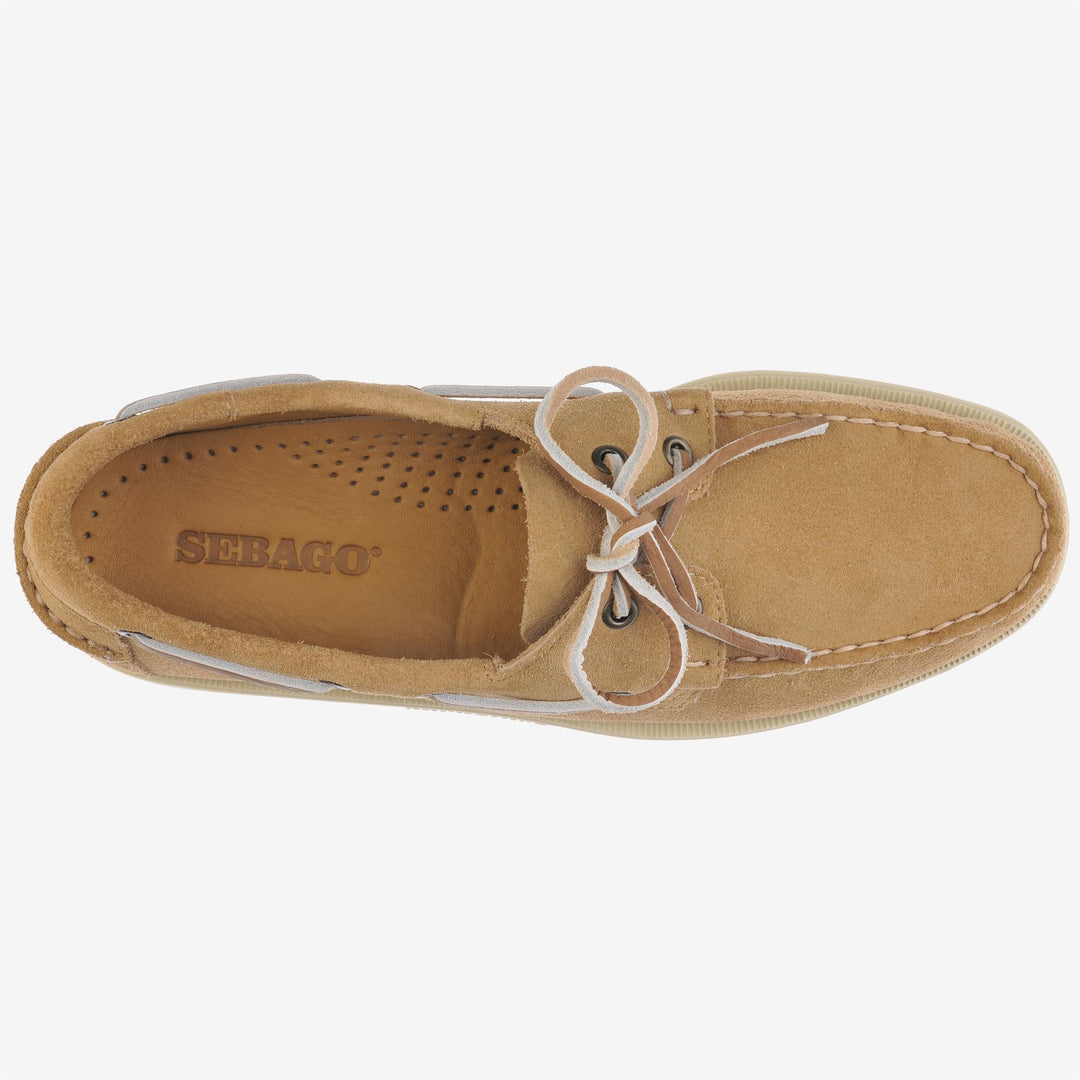 Zapatos náuticos tipo mocasín beige para hombre main