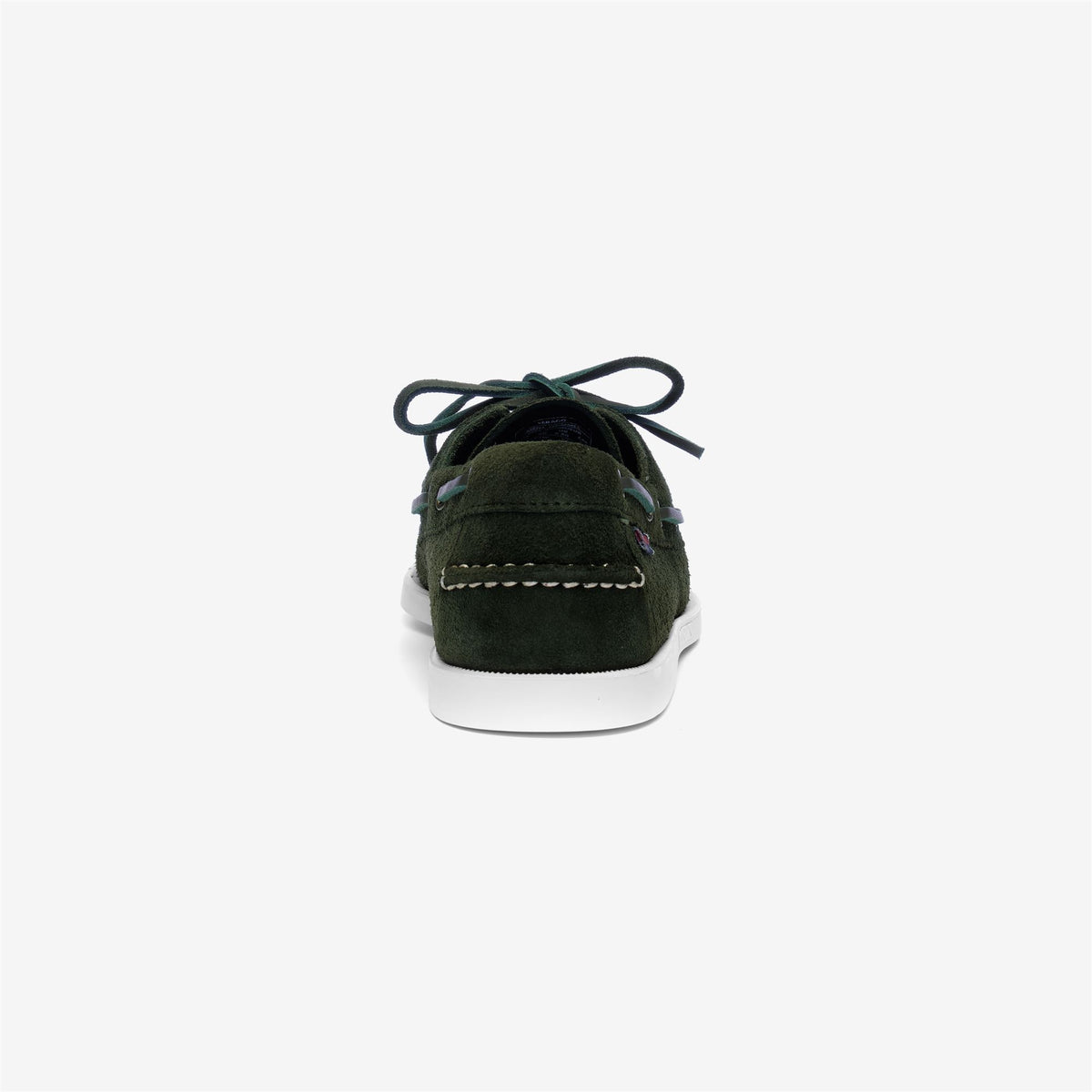 Green Men's Suede Boat Shoe