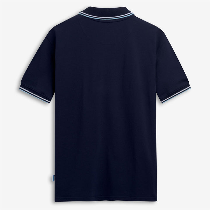 Polo náutico azul marino para hombre en cómodo algodón 2