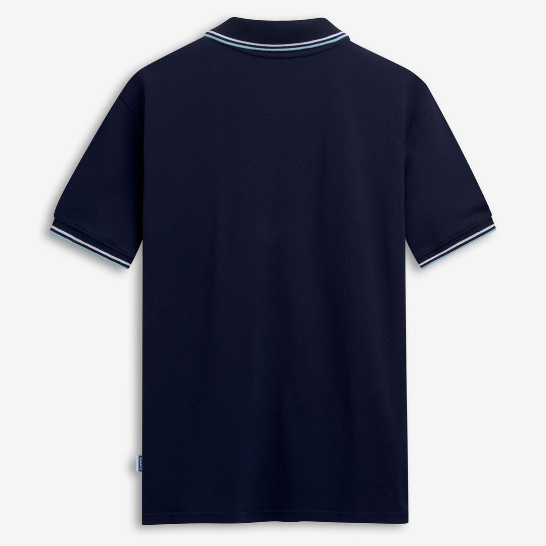 Polo da Vela Uomo Blu Marino in Cotone Confortevole main