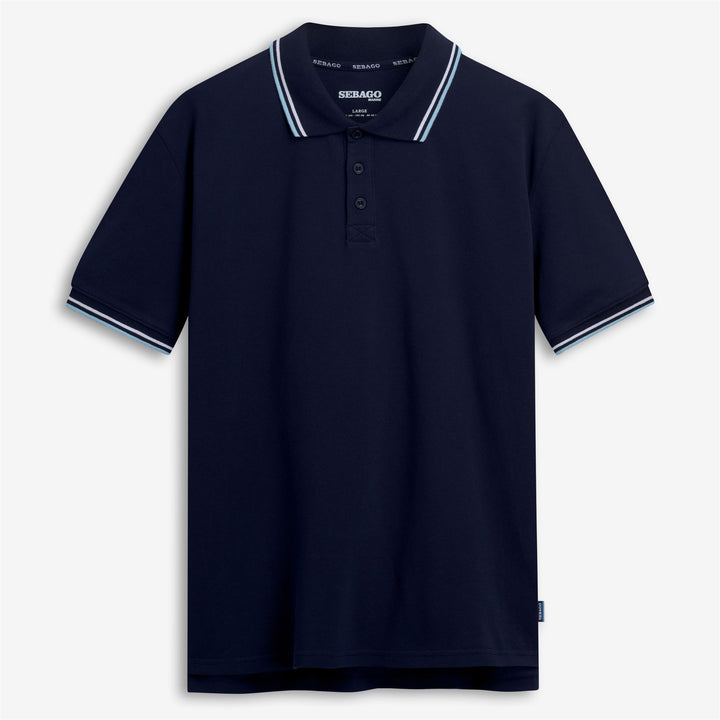 Polo da Vela Uomo Blu Marino in Cotone Confortevole 1