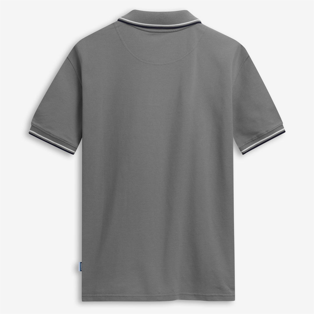 Polo de vela gris para hombre en cómodo algodón main