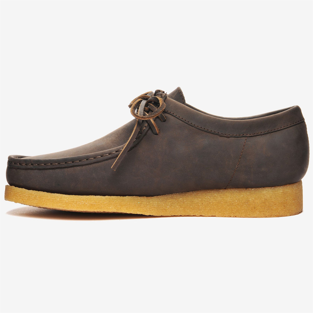 Dark Brown Men's Low Cut Leather Moccasins for Leisure main