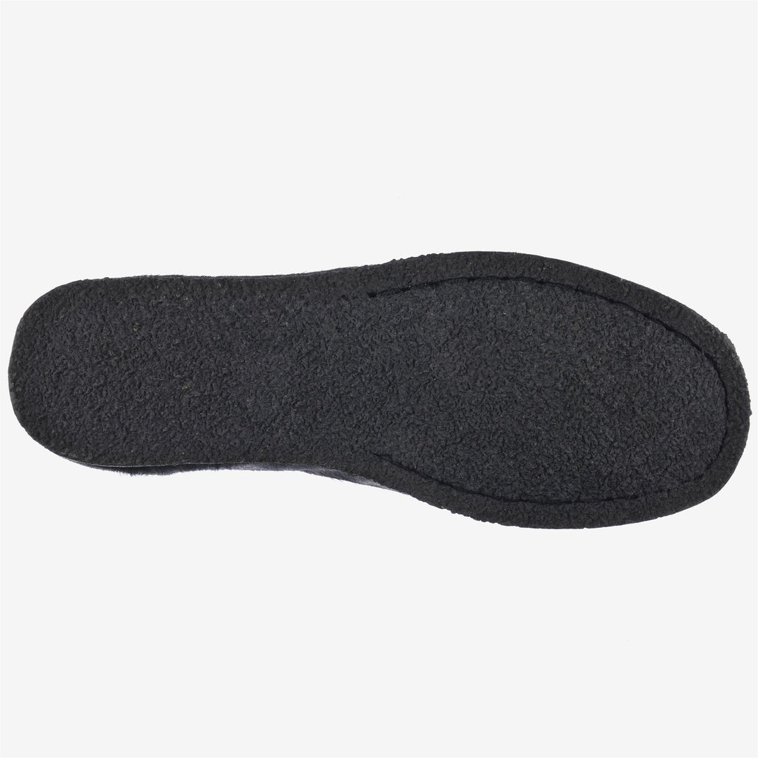 Mocasines negros de piel de corte bajo para mujer para el tiempo libre main