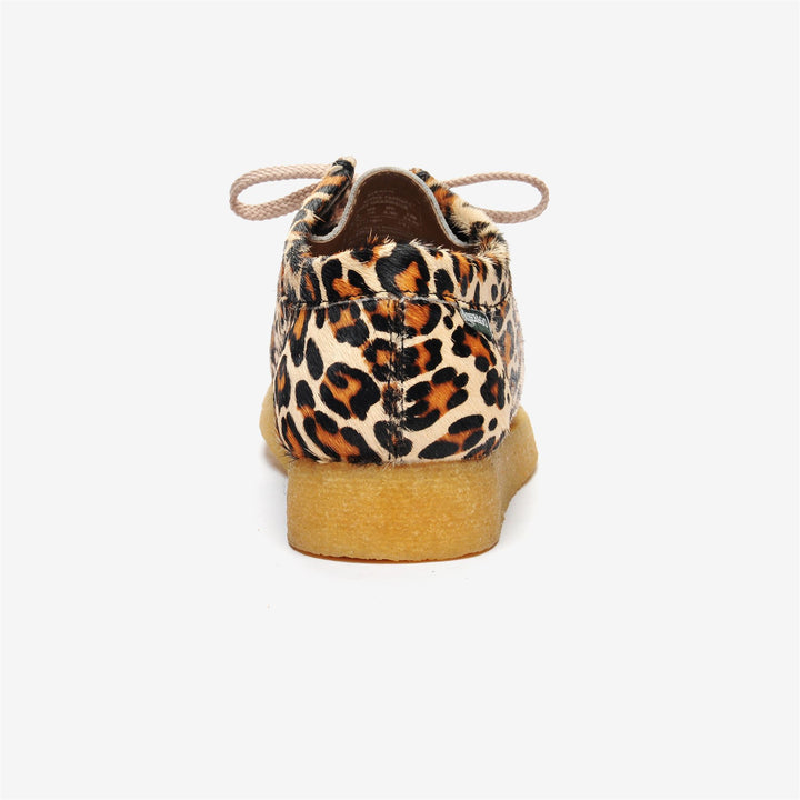 Mocassini in Pelle Bassi Donna Giallo Leopardo per Tempo Libero 5